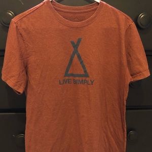 Patagonia Men’s T-Shirt “Live Simply” Size Medium